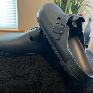 Birkenstock Men's Black Slip-On Loafers